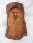 Reliéf starce. Natřeno lazurou. Materiál dub. Výška 67cm, šířka 47cm. Cena 6.500,-Kč. 