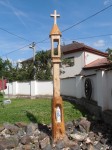 Smrková zvonice vytvořená na místě u zákazníka. Natřená olejem Remmers. Orientační cena 20.000,-Kč 