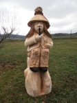 Vodník, mat. lípa, výška 165cm šířka 60/60cm, orientační cena s nátěrem v dubu 20. 000,- Kč , zatím bez nátěru. 