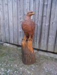 Orel. Materiál dub. Cena 8.000,-Kč Adler. Die Höhe 130cm. Preis 308 €. Material Eiche.